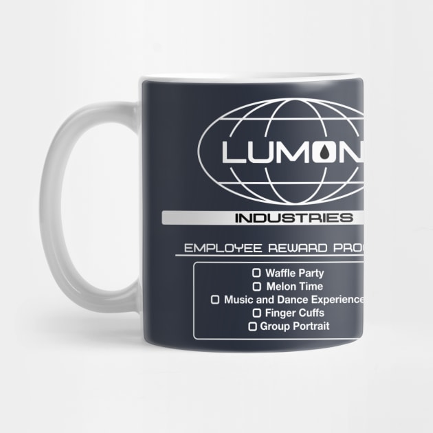 Severance- Lumon Employee Rewards Program- on dark by ocsling